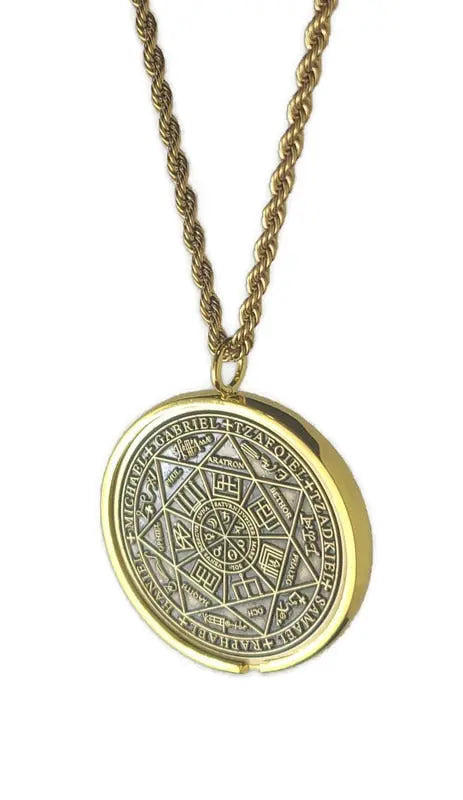 Seal of The Seven Archangels 72 names of God 1FitAll bezel Necklace.