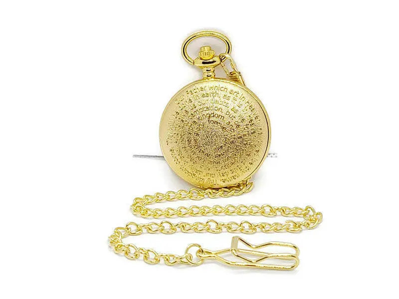 72 Names of God Pocket Watch solid brass Solomonic talisman, macro of the lettering