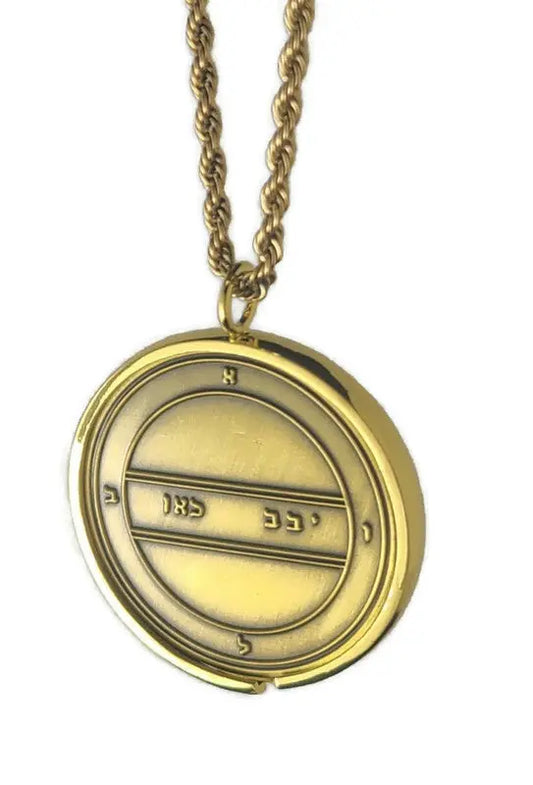 Second Pentacle of Mercury 72 names of God 1FitAll bezel Necklace.