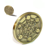 Metatron's Cube Necklace for Spiritual Enlightenment - King Solomon Coin