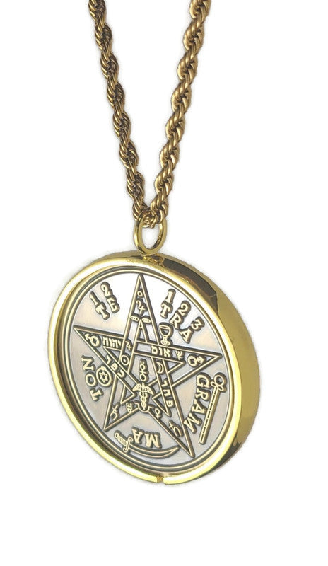 Tetragrammaton + 72 names of God + 1FitAll bezel Necklace