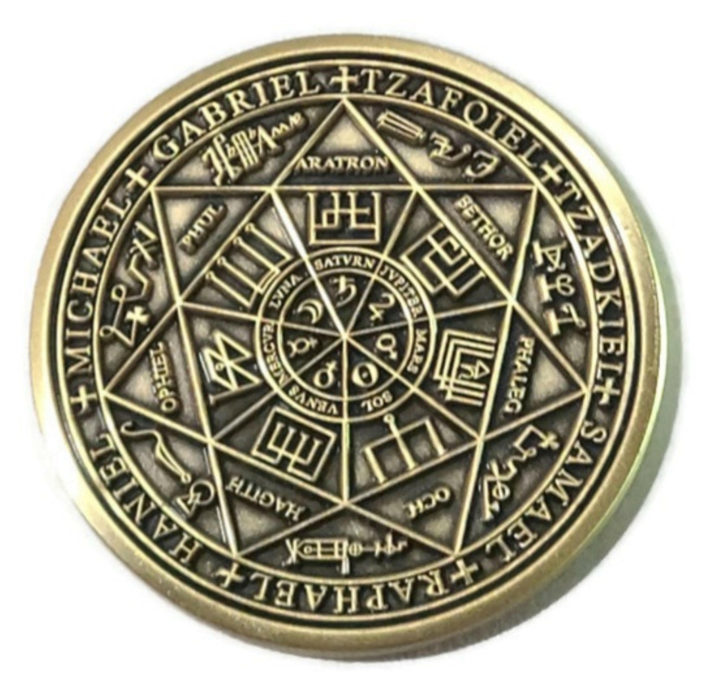 Seal of The Seven Archangels 72 names of God.