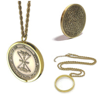 Third Pentacle of Venus Necklace - Love & Harmony Talisman Pendant with 72 Names of God