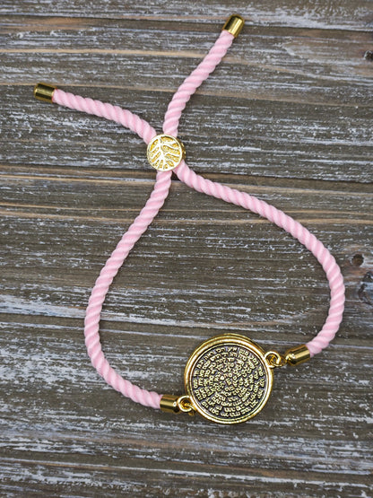 72 Names of God Adjustable Bracelet for King Solomon Coin Snap Seal Charms King Solomon Coin