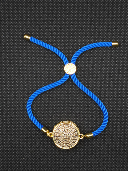 72 Names of God Adjustable Bracelet for King Solomon Coin Snap Seal Charms King Solomon Coin