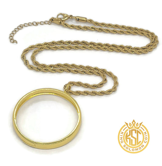 7 Pentacles of the Sun 1FitAll bezel Necklace.