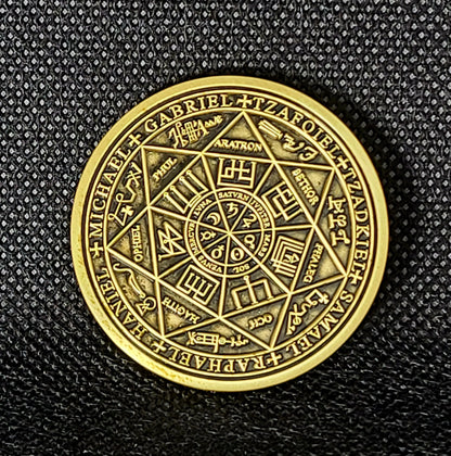 Seal of The Seven Archangels 72 names of God 1FitAll bezel Necklace.