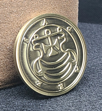 AGARES Agreas Aguares demon sigil Ars Goetia + 1FitAll bezel Necklace.