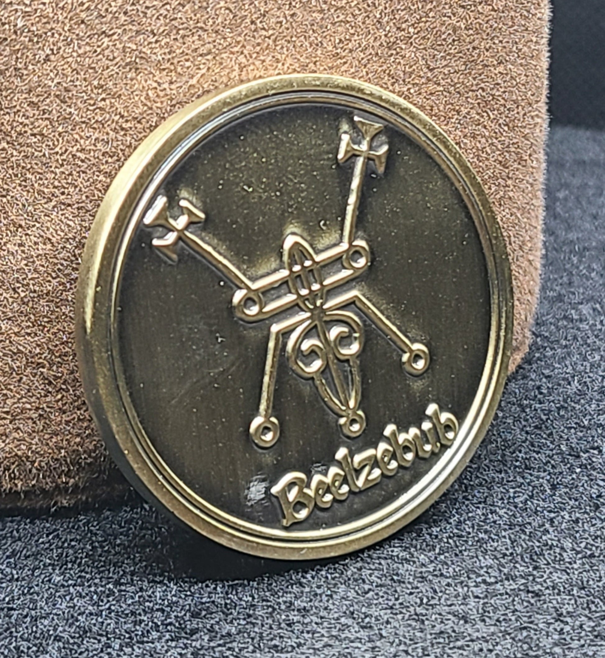 BAEL Baalzebub Beelzebub demon sigil Ars Goetia + 1FitAll bezel Necklace.