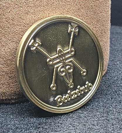 BAEL Baalzebub Beelzebub demon sigil Ars Goetia + 1FitAll bezel Necklace.