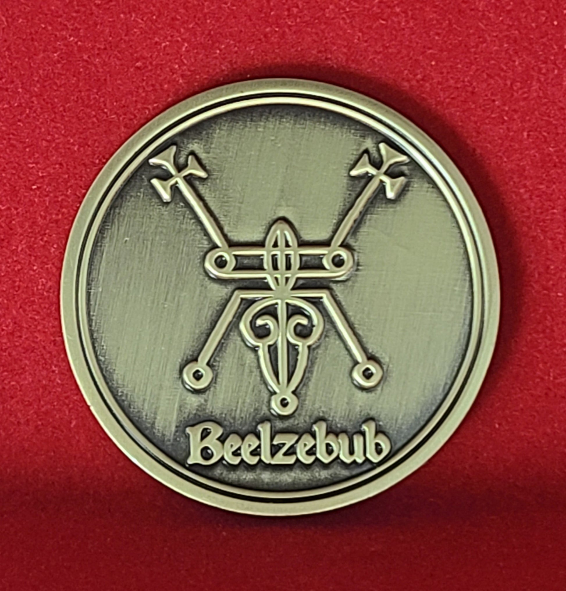 BAEL Baalzebub Beelzebub demon sigil Ars Goetia + 1FitAll bezel Necklace.
