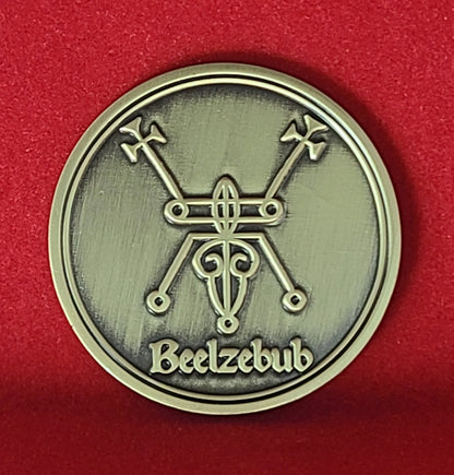 BAEL Baalzebub Beelzebub demon sigil Ars Goetia + 1FitAll bezel Necklace.