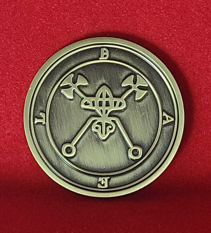BAEL Baalzebub Beelzebub demon sigil Ars Goetia + 1FitAll bezel Necklace.