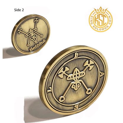 BAEL Baalzebub Beelzebub demon sigil Ars Goetia + 1FitAll bezel Necklace.