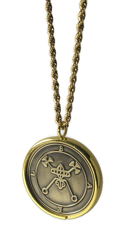 BAEL Baalzebub Beelzebub demon sigil Ars Goetia + 1FitAll bezel Necklace.