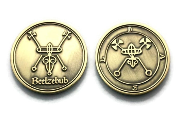 BAEL Baalzebub Beelzebub demon sigil Ars Goetia + 1FitAll bezel Necklace.