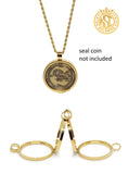 King Solomon Coin Bezel + Necklace