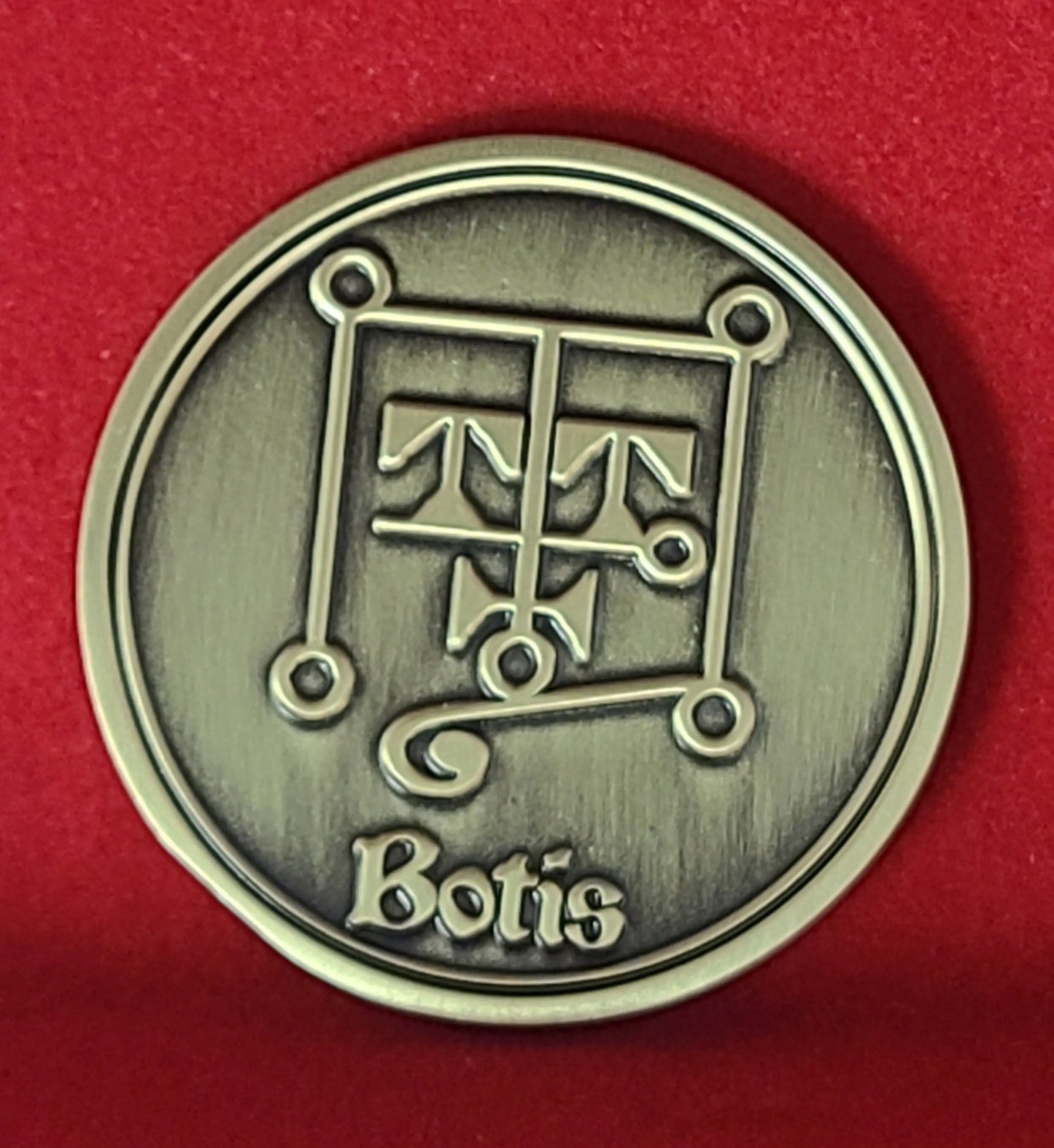 BOTIS demon sigil Ars Goetia 1FitAll bezel Necklace.