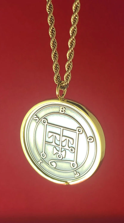 BOTIS demon sigil Ars Goetia 1FitAll bezel Necklace.