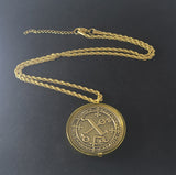 The seal of Archangel Camael  + 72 names of God + 1FitAll bezel Necklace