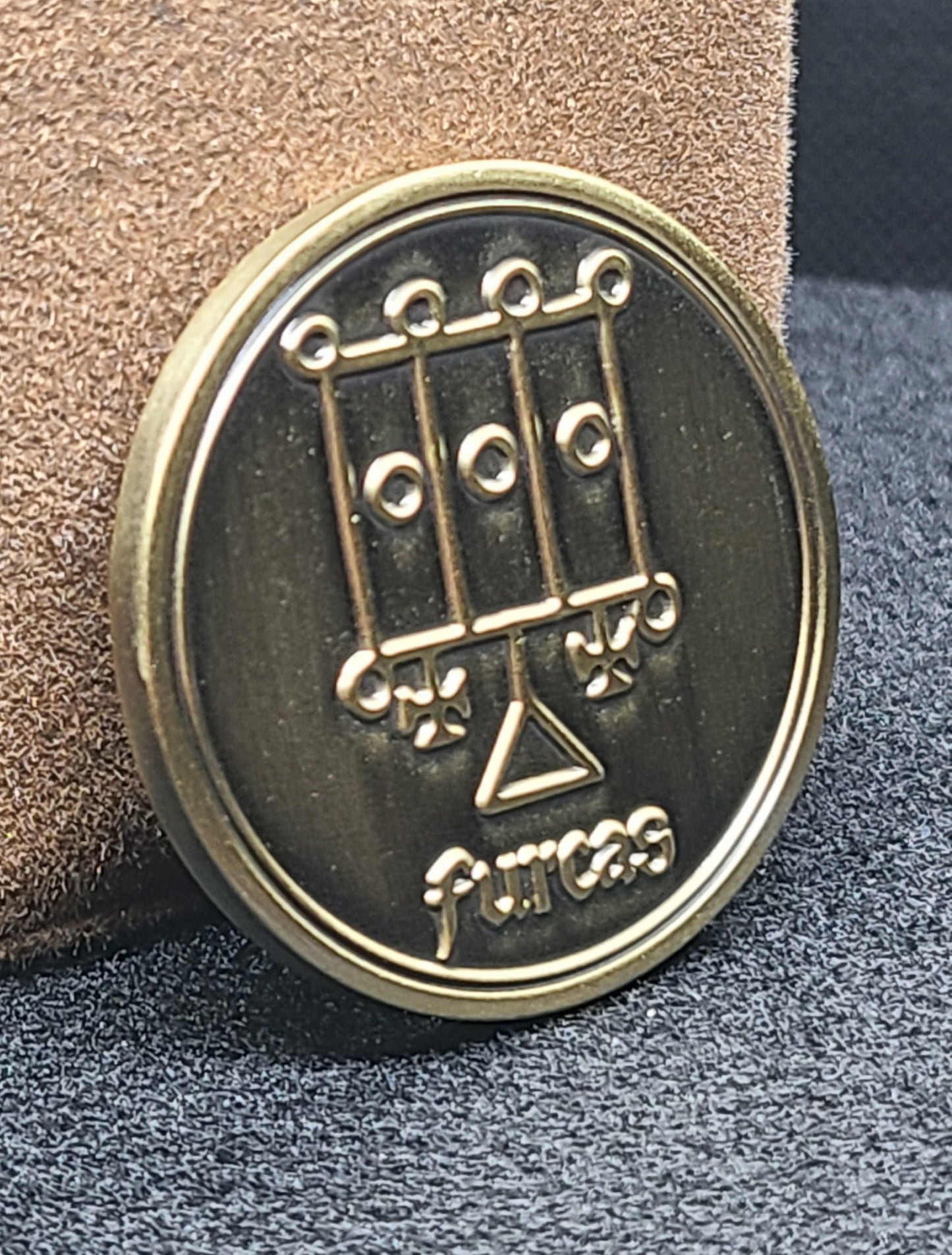 FURCAS demon sigil Ars Goetia 1FitAll bezel Necklace.