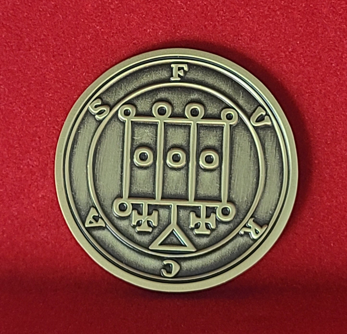 FURCAS demon sigil Ars Goetia 1FitAll bezel Necklace.