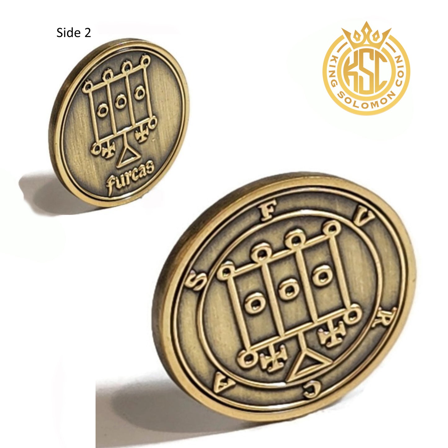 FURCAS demon sigil Ars Goetia 1FitAll bezel Necklace.