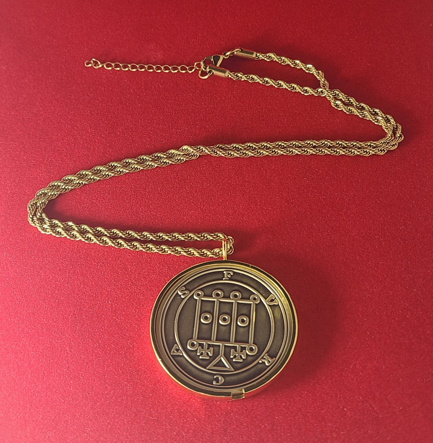 FURCAS demon sigil Ars Goetia 1FitAll bezel Necklace.