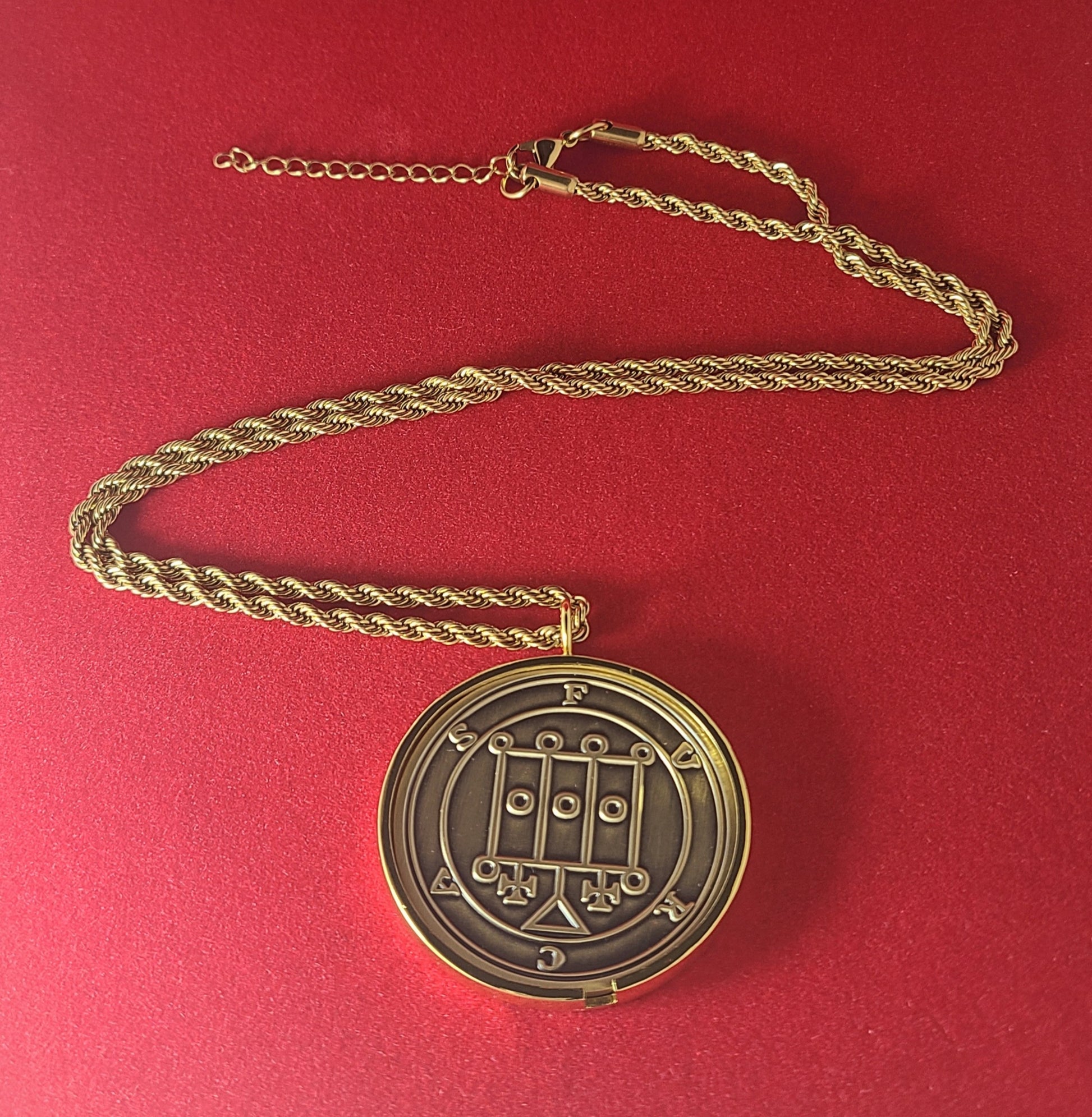 FURCAS demon sigil Ars Goetia 1FitAll bezel Necklace.