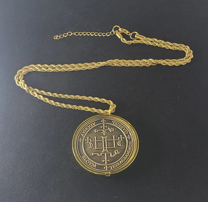 The seal of Archangel Gabriel 72 names of God 1FitAll bezel Necklace.