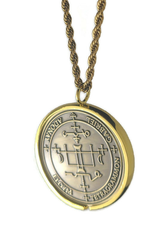 The seal of Archangel Gabriel 72 names of God 1FitAll bezel Necklace.