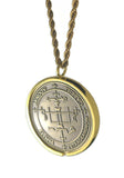 The seal of Archangel Gabriel  + 72 names of God + 1FitAll bezel Necklace