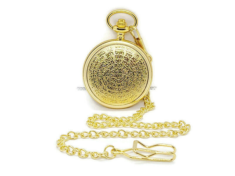 Our Father Prayer72 names of God Pocket Watch.