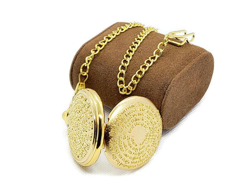 Our Father Prayer72 names of God Pocket Watch.