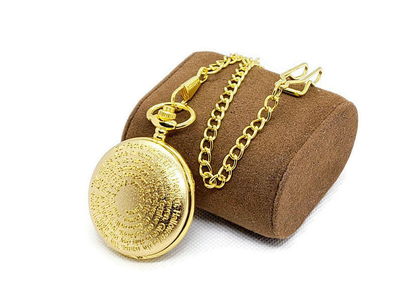 Our Father Prayer72 names of God Pocket Watch.