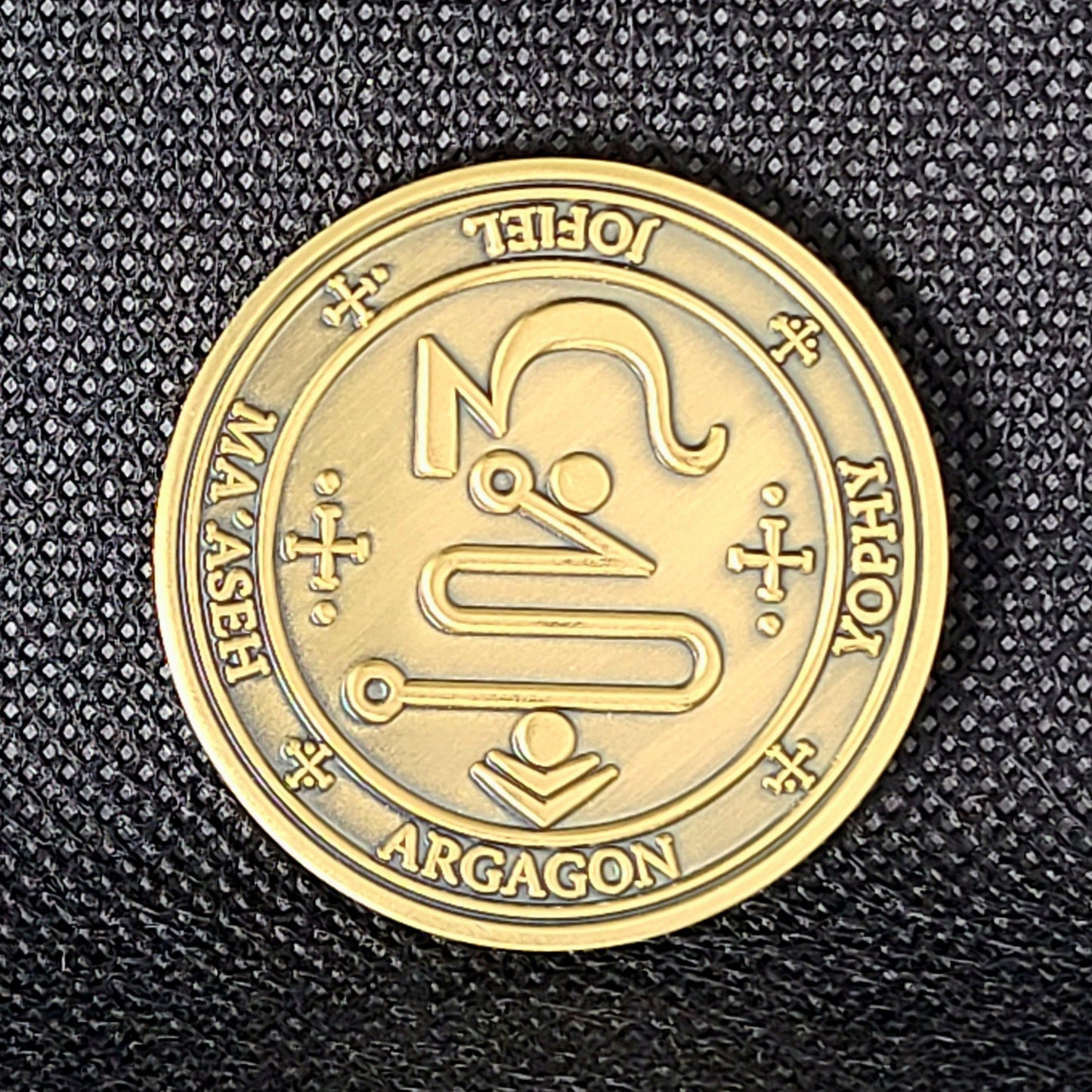 The seal of Archangel Jophiel 72 names of God 1FitAll bezel Necklace.