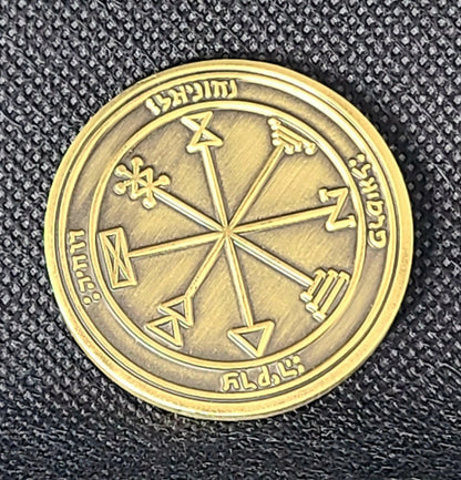 First Pentacle of Jupiter 72 names of God.