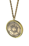 Second Pentacle of Jupiter + 72 names of God +1FitAll bezel Necklace