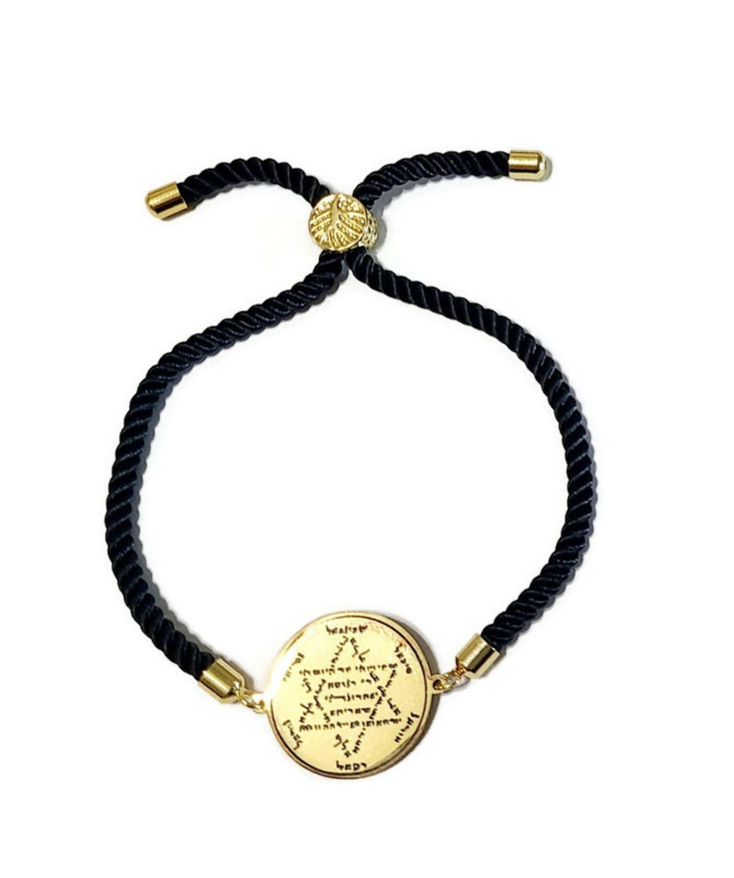 The Archangels 72 Names of God Bracelet Black.