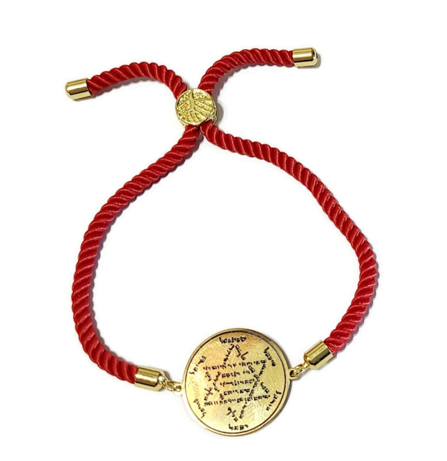 The Archangels 72 Names of God Bracelet Red.