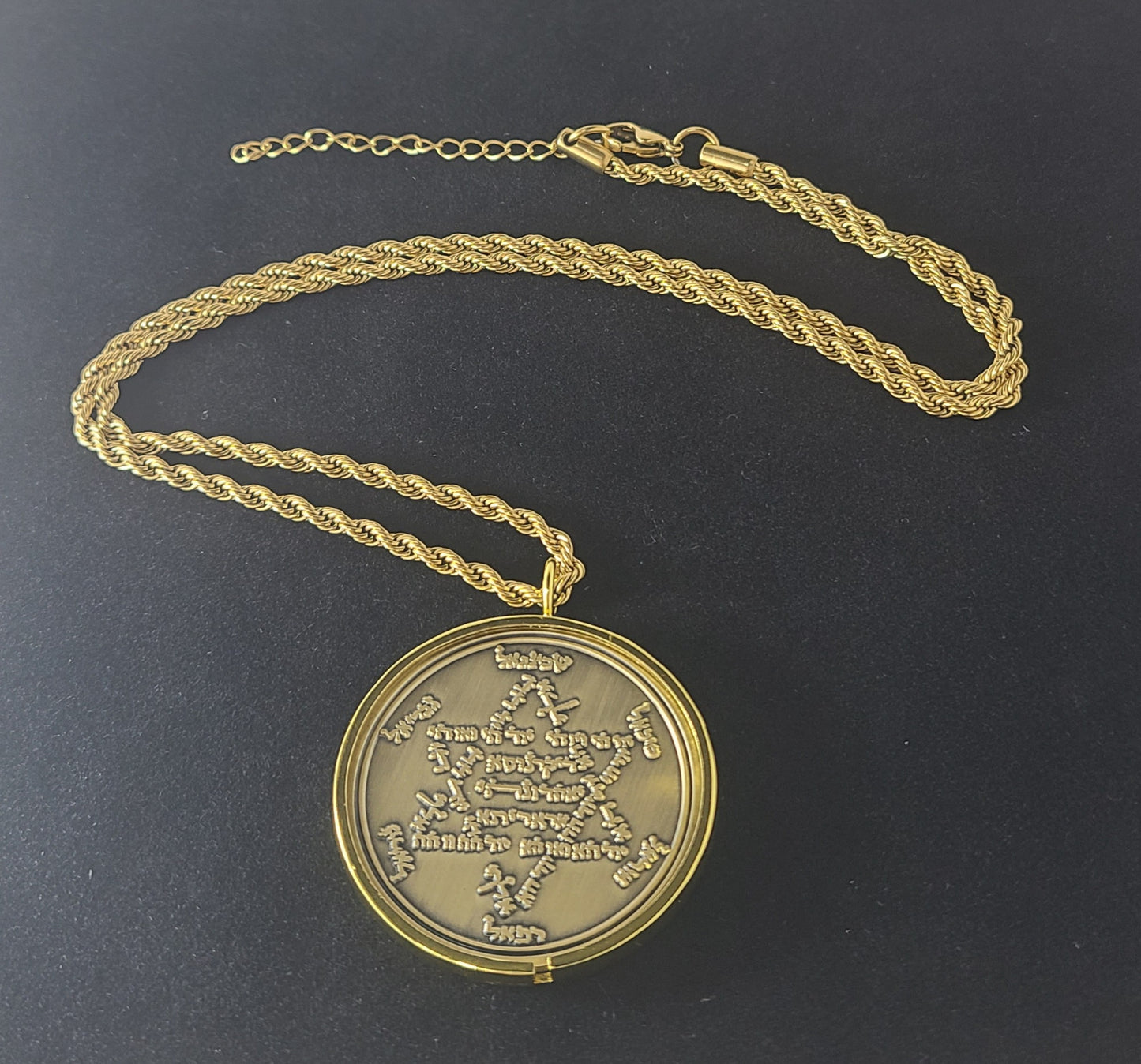 The Archangels 72 names of God 1FitAll bezel Necklace.