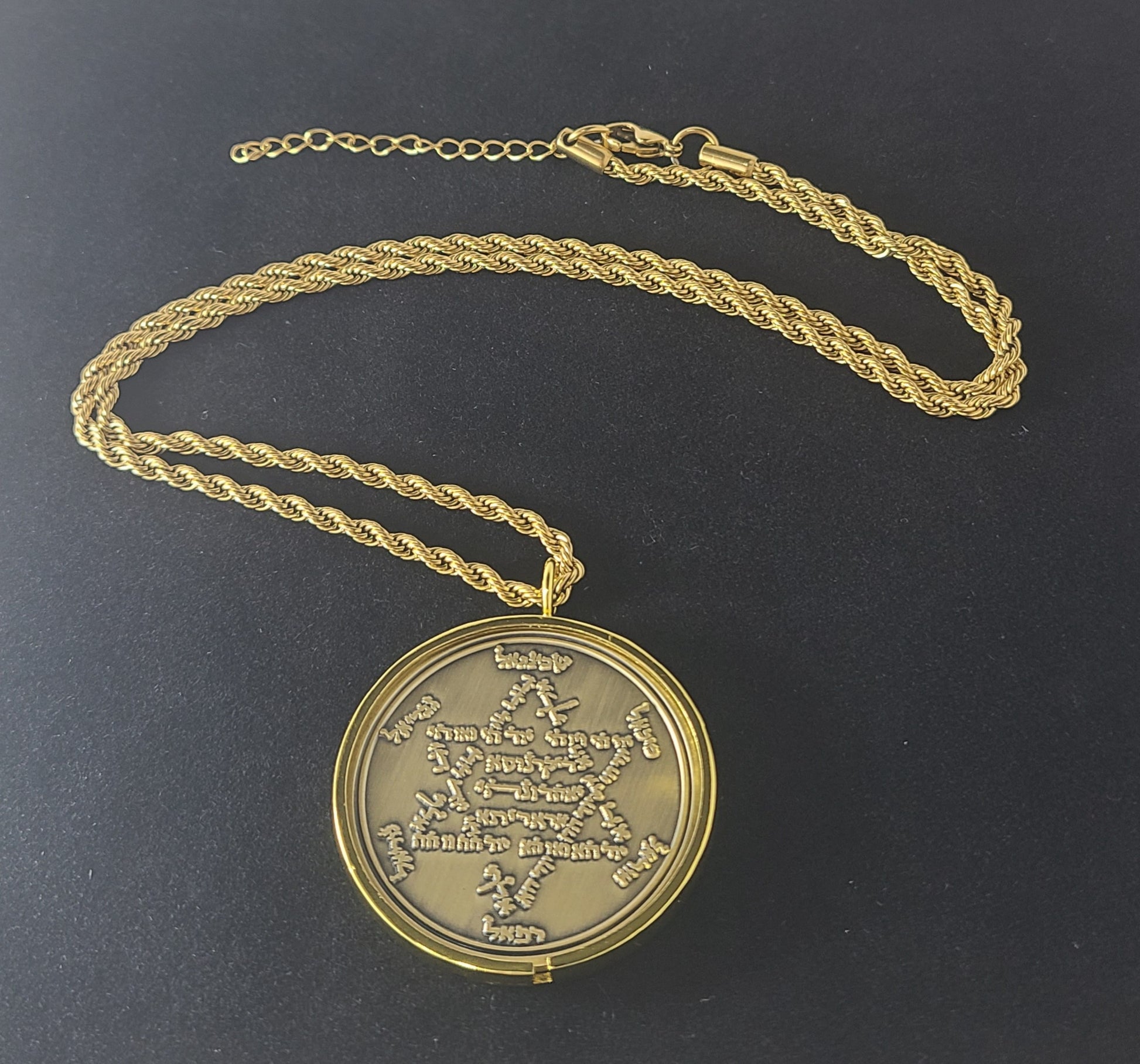 The Archangels 72 names of God 1FitAll bezel Necklace.