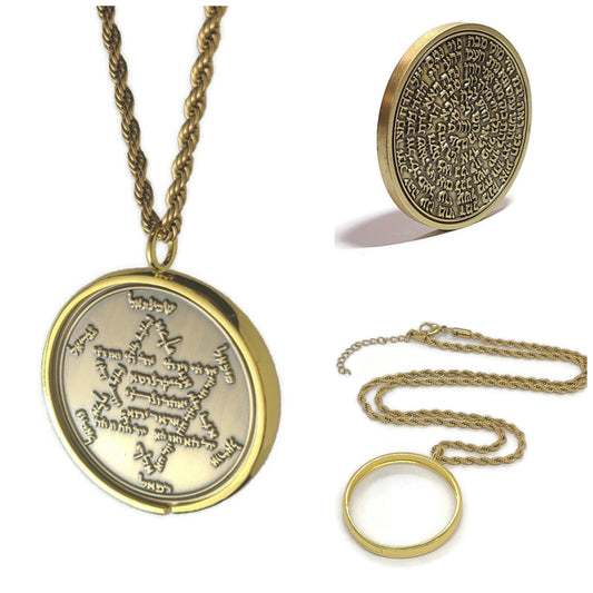 The Archangels 72 names of God 1FitAll bezel Necklace.