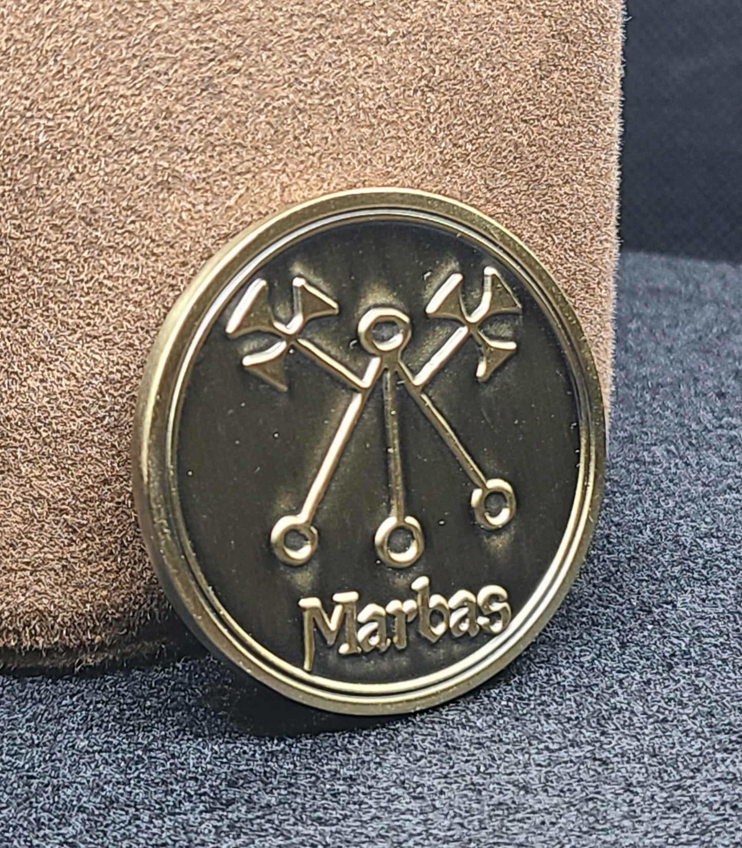 MARBAS Margas Barbas demon sigil Ars Goetia + 1FitAll bezel Necklace.