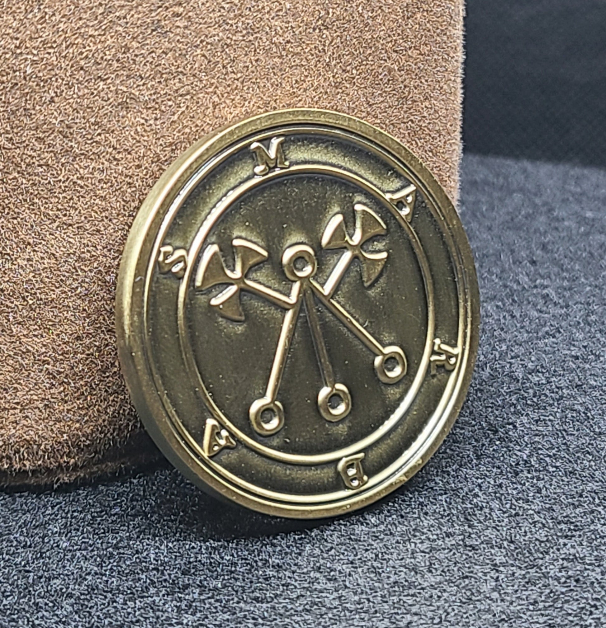 MARBAS Margas Barbas demon sigil Ars Goetia + 1FitAll bezel Necklace.