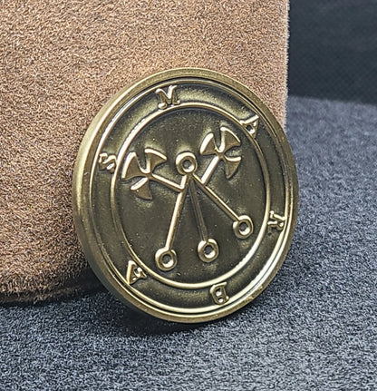 MARBAS Margas Barbas demon sigil Ars Goetia + 1FitAll bezel Necklace.