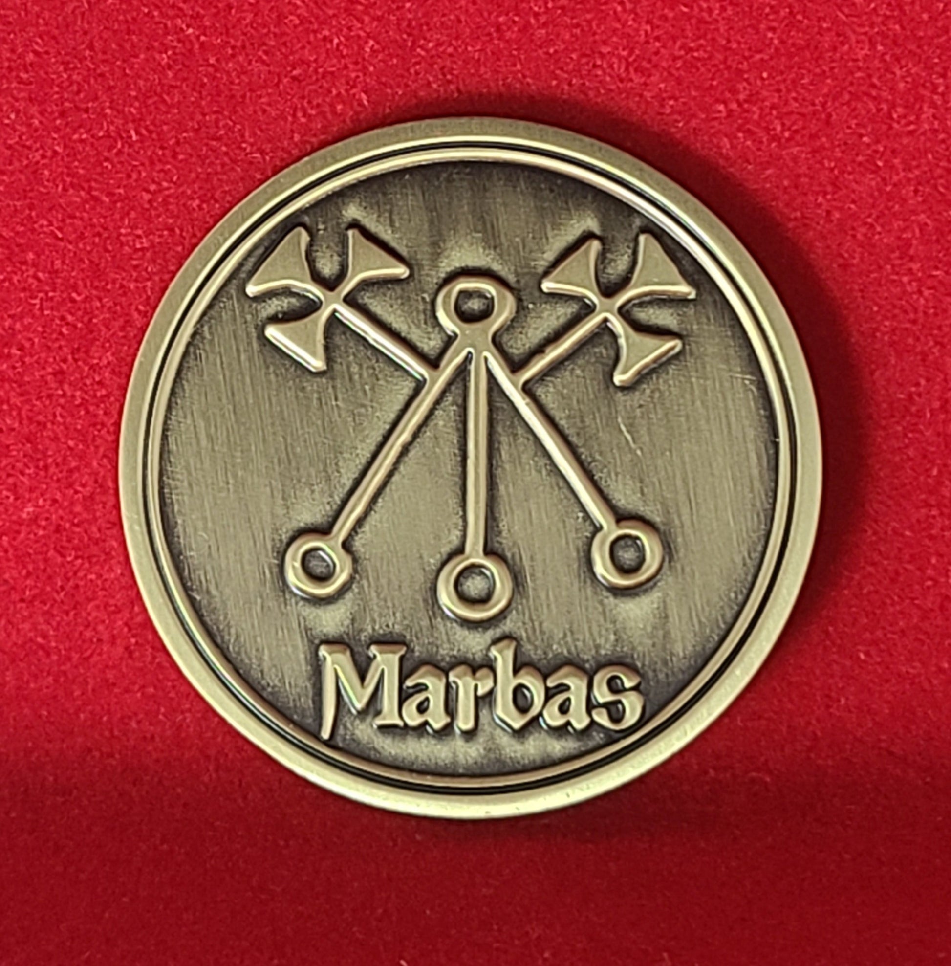 MARBAS Margas Barbas demon sigil Ars Goetia + 1FitAll bezel Necklace.