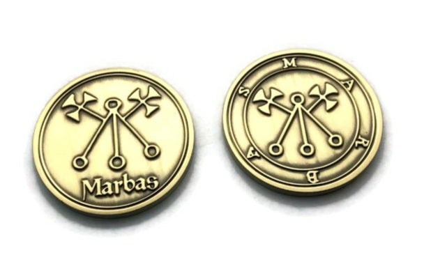 MARBAS Margas Barbas demon sigil Ars Goetia + 1FitAll bezel Necklace.