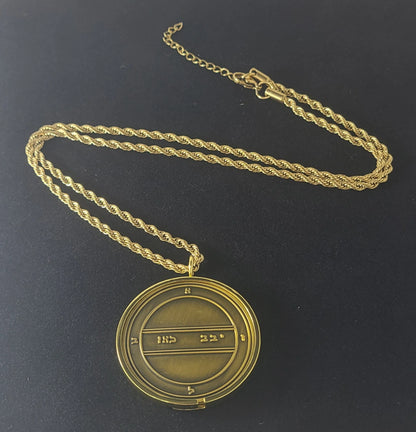 Second Pentacle of Mercury 72 names of God 1FitAll bezel Necklace.