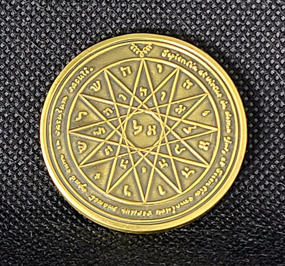 Fourth Pentacle of Mercury 72 names of God 1FitAll bezel Necklace.